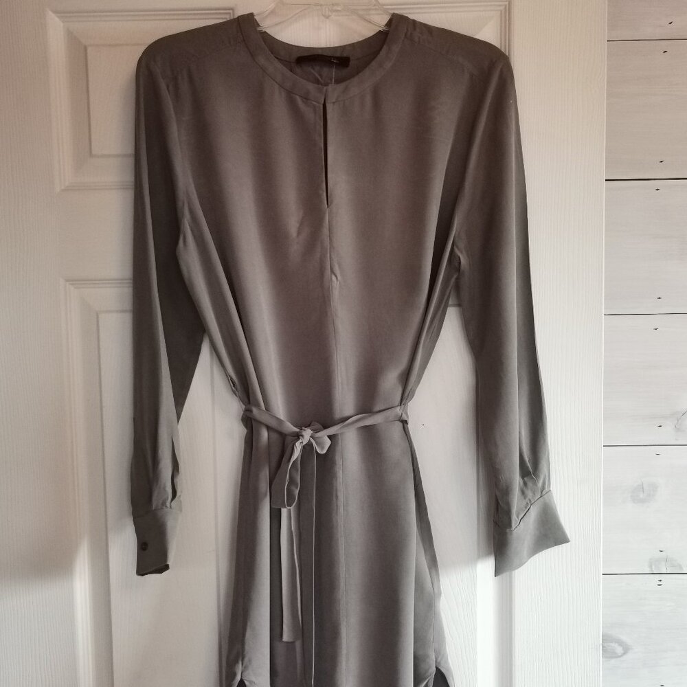 All Saints Shirt Style  Grey/Green Dress